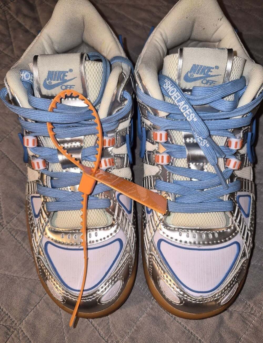 Nike x Off-White Air Rubber Dunk University Blue UNC Sneakers